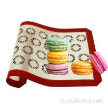 Antiaderente macaron silicone assando tapete